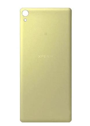 Задняя крышка для sony f3111 xperia xa, f3112, f3113, f3115, f3116, золотистая, lime gold.