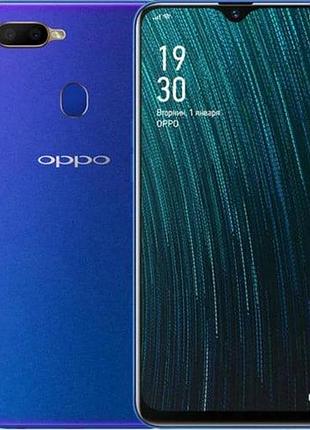 Смартфон oppo a5s 3/32gb blue, 6.2", ips, mediatek helio p35, 13 мп + 2 мп, 4230 mah