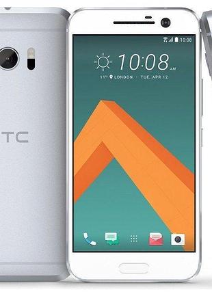 Смартфон htc 10 super lcd 5.2" 2g/3g/4g 4/32gb.5/12мп qualcomm 820 silver 3000 mah