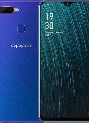 Смартфон oppo a5s 3/32gb blue, 6.2", ips, mediatek helio p35, 13 мп + 2 мп, 4230 mah