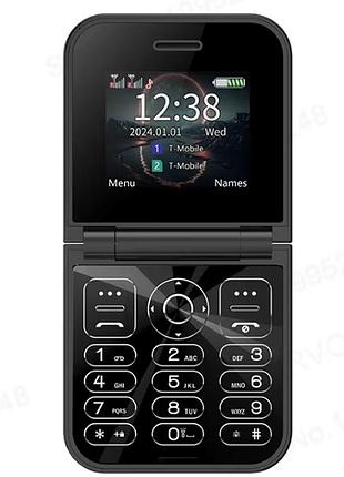 Мобільний телефон servo f15 mini, бабусяфон, телефон з великими клавішами, 2sim, hd екран, камера