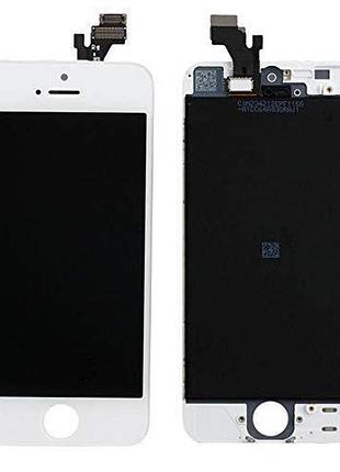 Дисплей iphone 5 white, екран iphone, модуль сенсор для iphone 5 з тачскріном