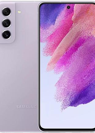 Смартфон samsung galaxy s21fe 5g (g990b) 6/128gb lavender  6.4”, 2 sim, full hd+, 4500 мач, nfc, bluetooth 5.0