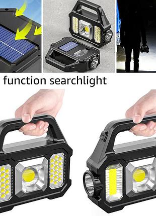 Сонячний світлодіодний ліхтар, для кемпінгу ліхтар, usb-перезаряджуваний, портативні ліхтарі на сонячних