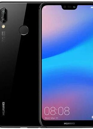 Смартфон huawei p20 lite 4/64gb  midnight black 2sim 4g 5.84" bluetooth 4.2 16 мп + 2 мп 3000 mah