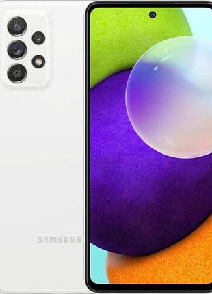 Смартфон samsung galaxy a52 4/128gb white 6.5" 2400 x 1080" nfc 4500 мач