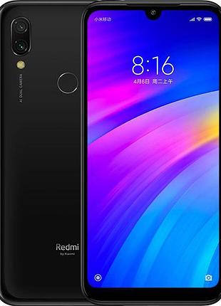 Смартфон xiaomi redmi 7 3/32 gb eclipse black 12 мп + 2 мп 4000 мач 2sim 6.26"