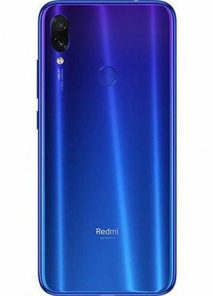 Смартфон xiaomi redmi note 7 4/64gb neptune blue 2 sim lte nano-sim 6.3" ips 2340x1080 48 мп + 5 мп 4000 mah 3