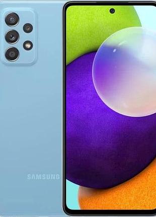 Смартфон samsung galaxy a52 4/128gb blue 6.5" 2400 x 1080" nfc 4500 мач