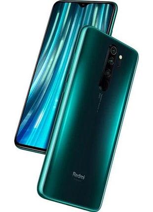 Смартфон xiaomi redmi note 8 pro 6/128gb green 2 sim lte 6.53" 2340x1080 60 гц nfc helio g90t 4500 mah 6