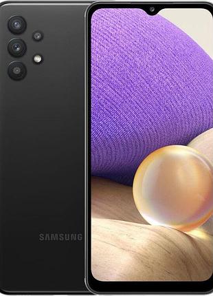 Смартфон samsung galaxy a32 (sm-a325f) 4/64gb black 2 sim lte 6.4" 2400x1080 90 гц nfc 5000 mah