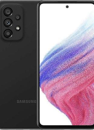 Смартфон samsung galaxy a53 6/128gb black 2 sim 6.5" 6/128gb exynos 1280 nfc 64 мп 4к 5000 мач