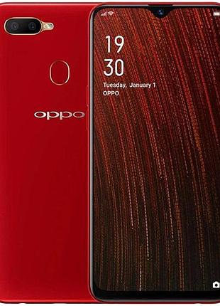Смартфон oppo a5s 3/32gb red, 6.2", ips, mediatek helio p35, 13 мп + 2 мп, 4230 mah
