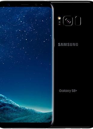 Смартфон samsung galaxy s8 plus (g955f) 4/64gb  black 2sim lte 6.2" 2960x1440 nfc 3500 mah