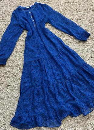 Стильне, шифонове, плаття, сукня, міді