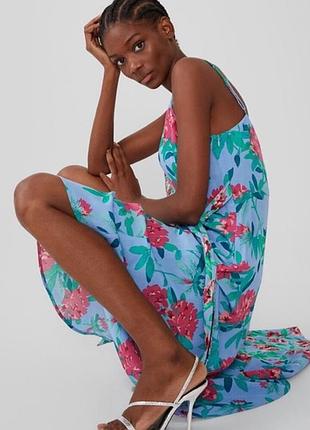 Новое платье сарафан на запах от zara,p xs