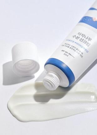 Зволожувальний сонцезахисний крем - round lab birch juice moisturizing sun cream spf50+ pa++++3 фото
