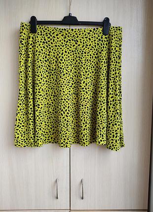 Яскрава віскозна спідниця батал.