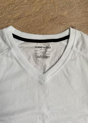 Футболка чоловіча kenneth cole біла коронована