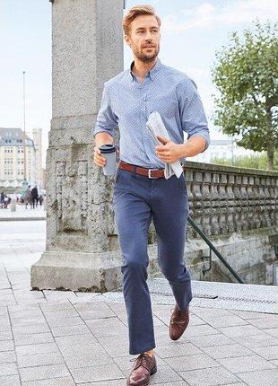 Хлопковые мужские брюки чино штаны chinos от livergy германия