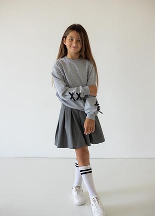 Лонгслив для девочки. 80% бавовна.