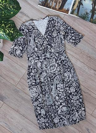 Платье летнее миди, вискоза