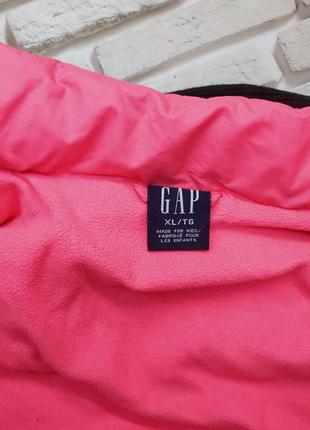 Пуховик ярко розовый куртка зимняя для девочки gap6 фото