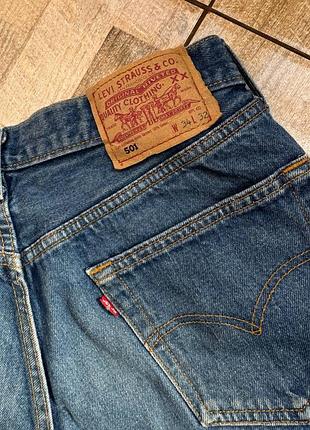 Джинсовые шорты levi's 501 3