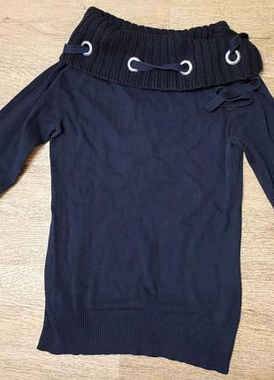 Пуловер із великим коміром 2