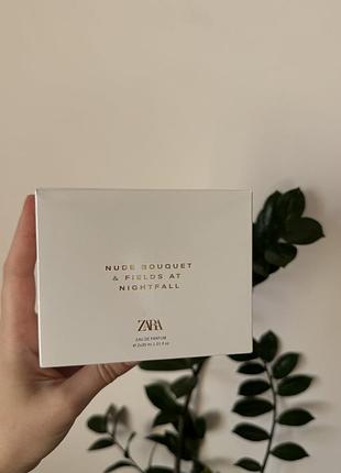 Набор женских духов nude bouquet 30 ml и fields at nightfall edp 30 ml от zara