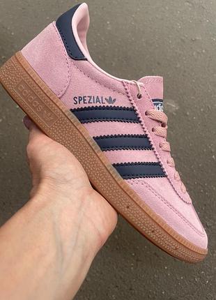 Жіночі кросівки adidas handball spezial collegiate pink blue 2
