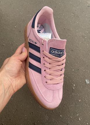 Жіночі кросівки adidas handball spezial collegiate pink blue 3