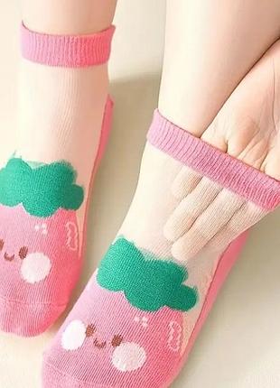 Детские носки с сеточкой