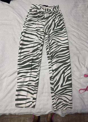 Джинсы зебра nastya gal, размер м