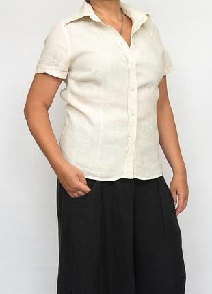 Рубашка льняная блуза, лен рами (китайская крапива).