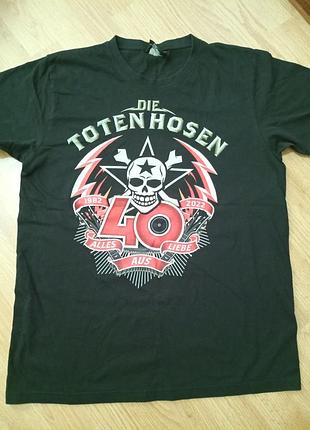 Футболка гурту die toten hosen, рок мерч