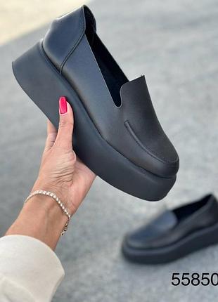 Лоферы натуральная кожа