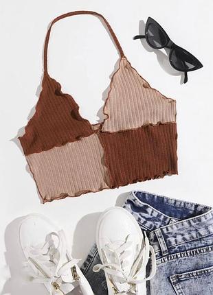 Трикотажный топ от shein