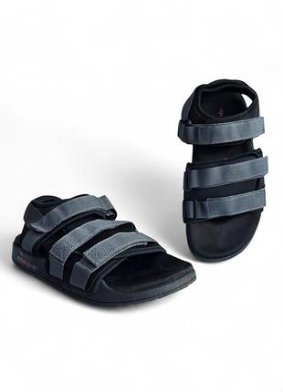 Мужские сандалии adidas Forum adilette black grey