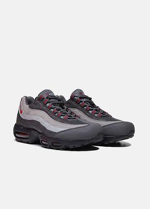 Nike air max 95 essential solar red / gun smoke 3