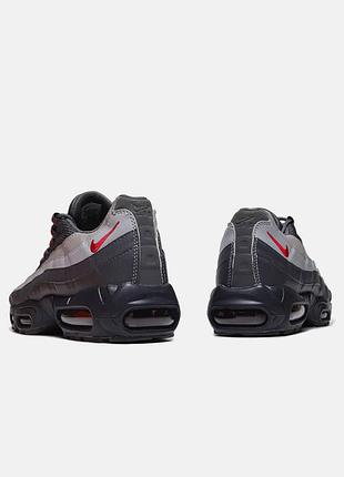 Nike air max 95 essential solar red / gun smoke 4