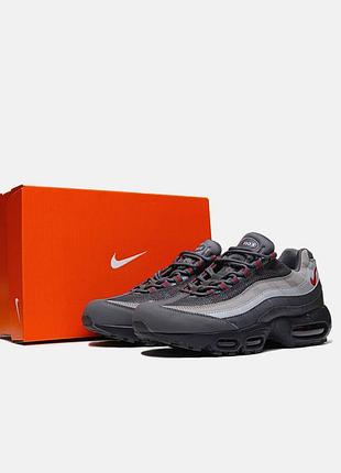 Nike air max 95 essential solar red / gun smoke 7