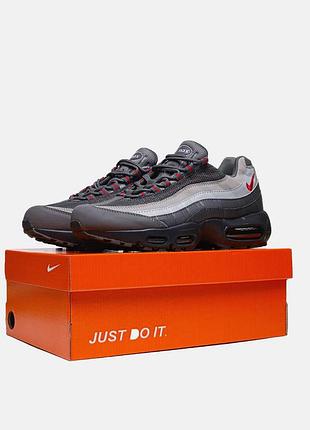 Nike air max 95 essential solar red / gun smoke 6
