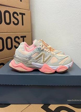 Кросівки new balance 9060 pink  joe freshgoods inside voice/ нью беленс 9060 рожеві 37  38 39 40 41