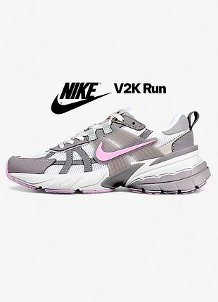 👟nike v2k run 'sail pink foam vast grey'