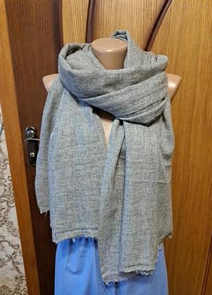 Шикарний кашеміровий палантин