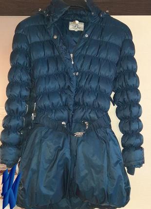 Пальто alessandro borelli италия для девочек куртка натуральный пух