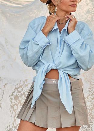 Спідниця міні в складочку