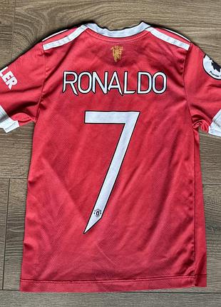 Детская футболка adidas manchester united ronaldo jersey рост 104-116 см