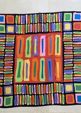 Шовкова хустина від люксового бренду jaeger 🧡🌺🌹